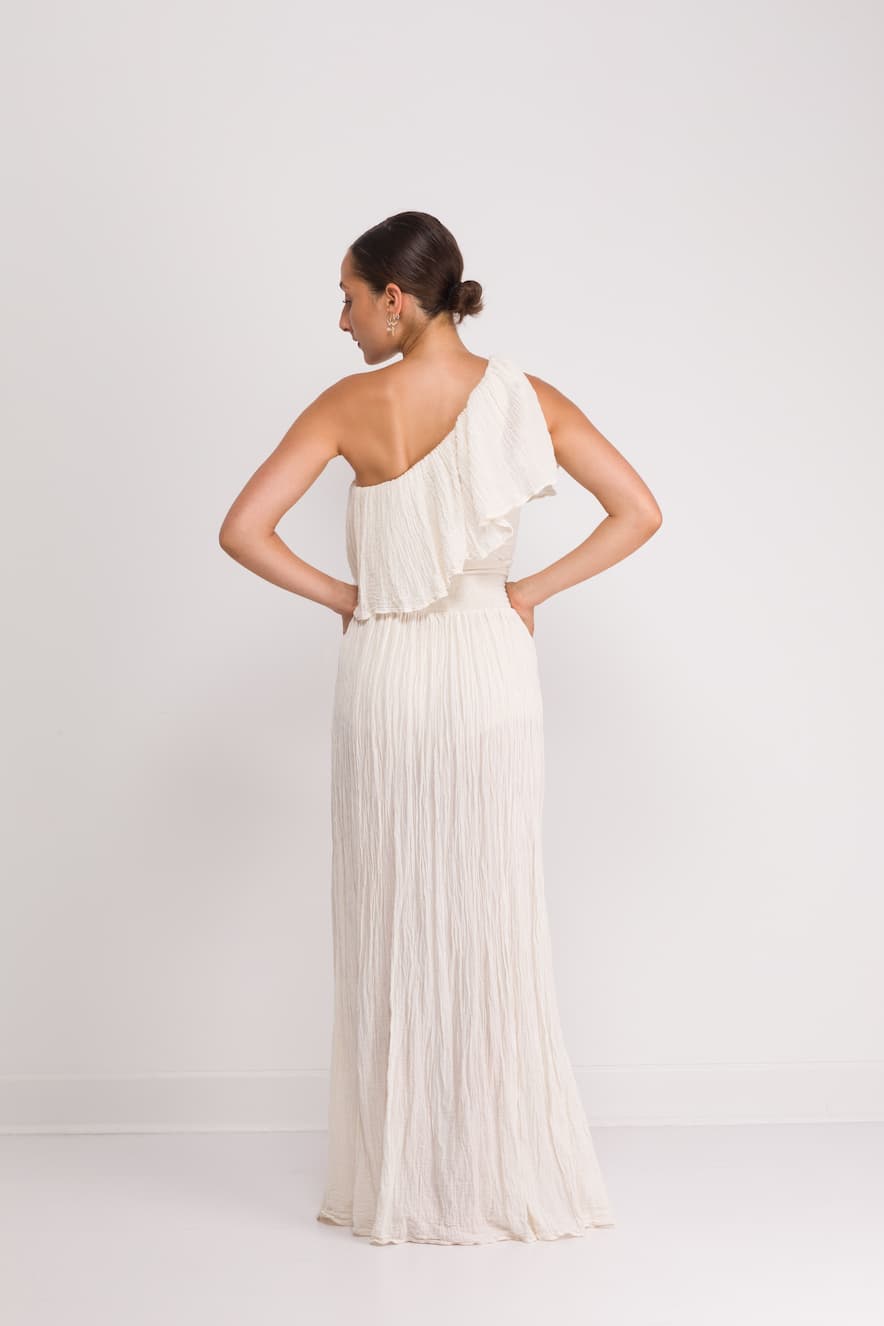 D'Artemide Dress with One Shoulder - Muses Corfu