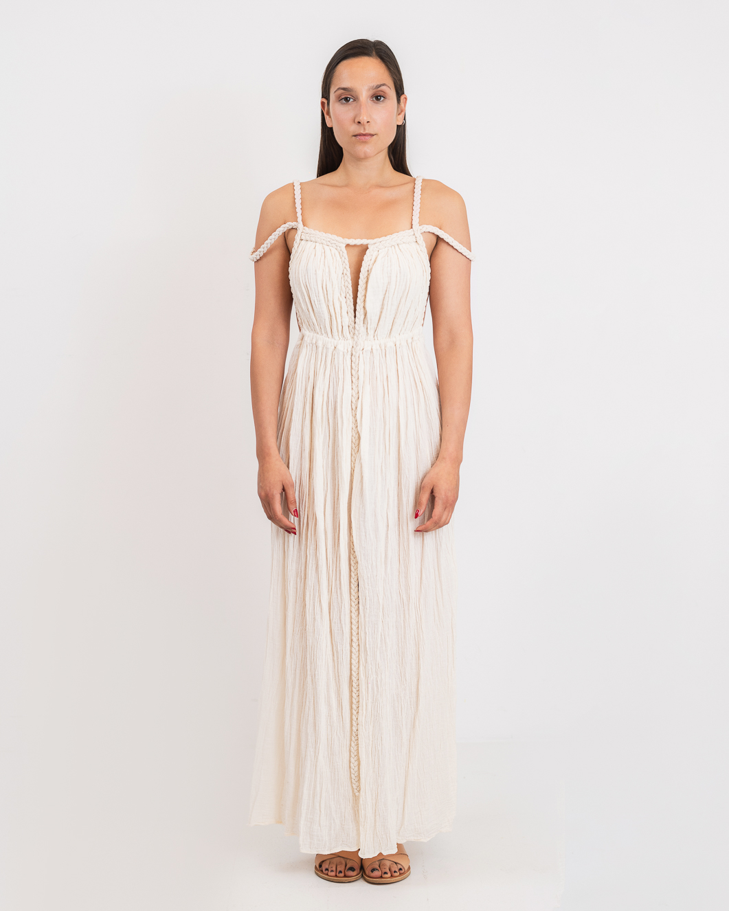 D'Artemide Dress Aphrodite Off White - Muses Corfu